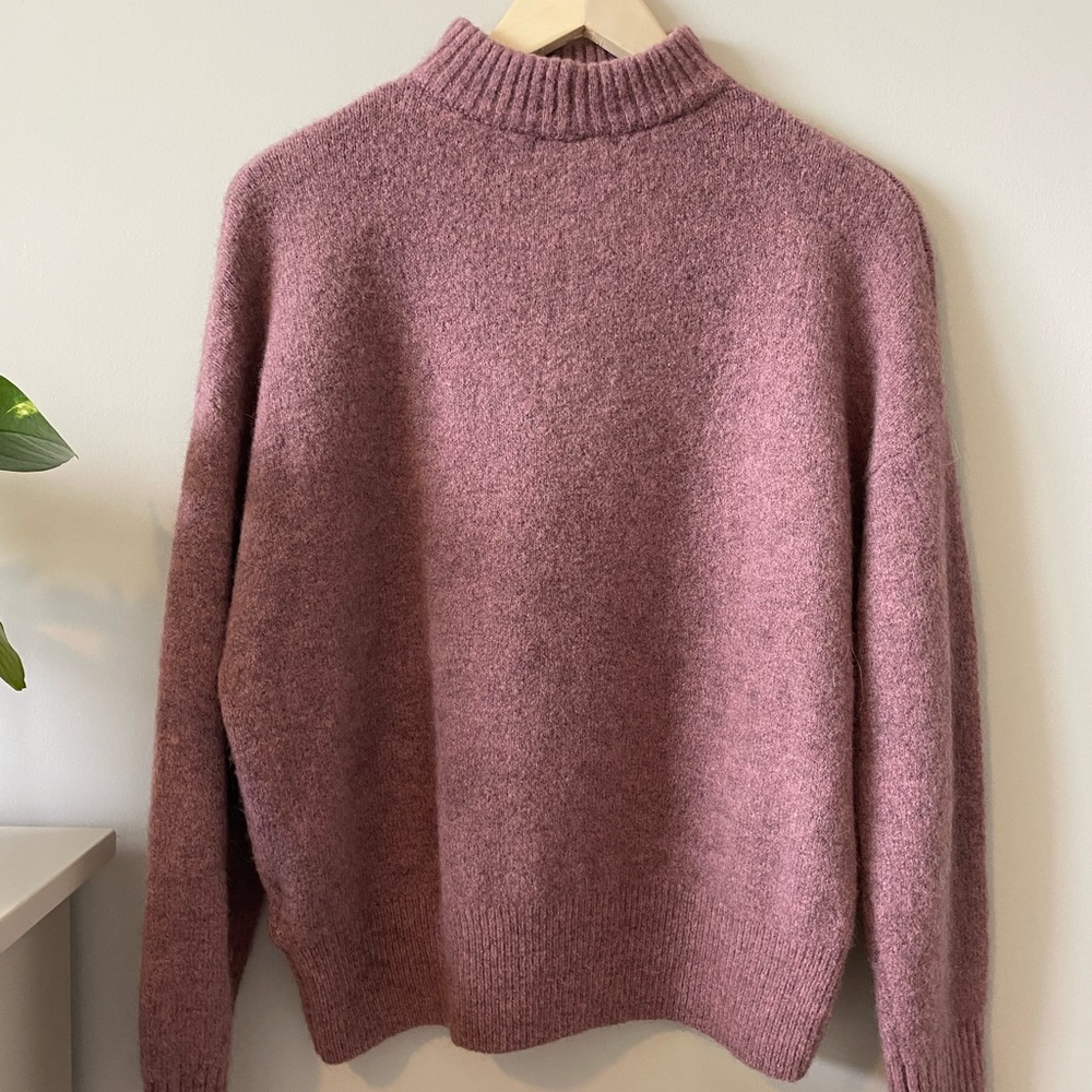 MADEWELL: Dillon Mockneck Pullover Sweater medium - Picture 7 of 8
